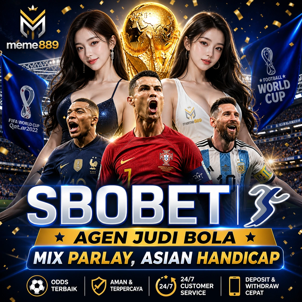 SBOBET | Agen Judi Bola Mix Parlay, Asian Handicap - MEME889